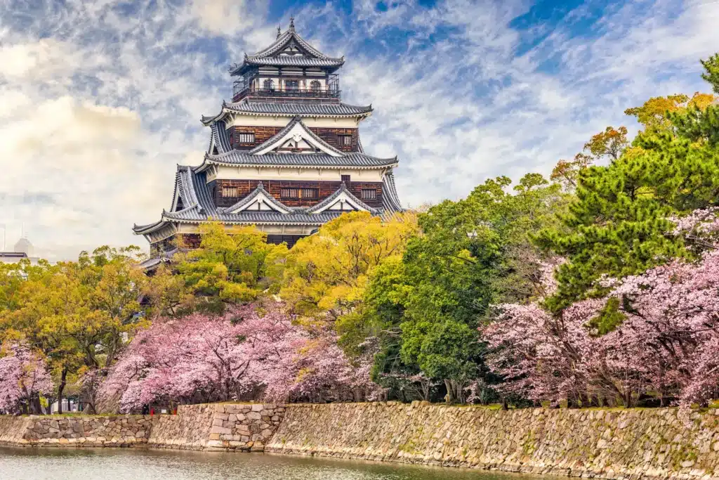 Castillo Hiroshima Japon