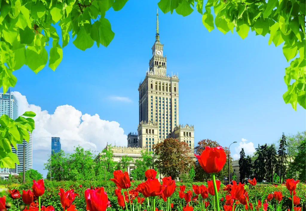 Palacio de la Cultura y la Ciencia en Varsovia